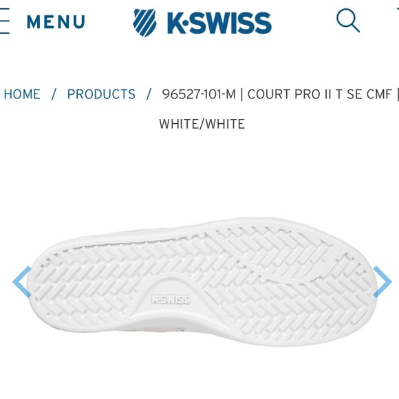 💥SOLD💥K-Swiss COURT PRO II shoes (100% Authentic - Picture 6 of 6